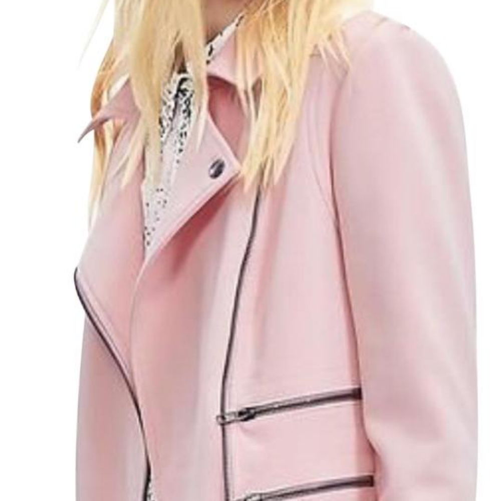 Pink Banana Republic Moto Jacket